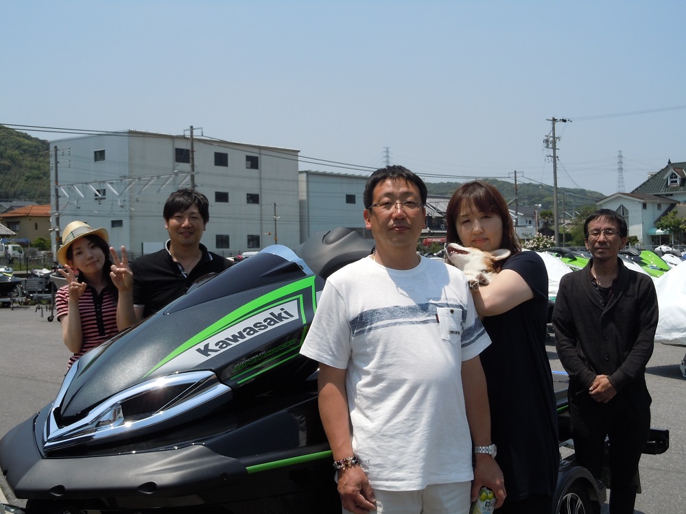 会社用のジェットが300馬力！！　ULTRA310LXの納艇です。