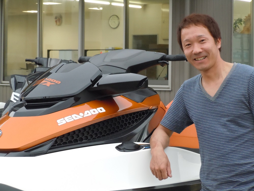 シードゥ―GTX155　豊橋市の屋敷様の納艇です。