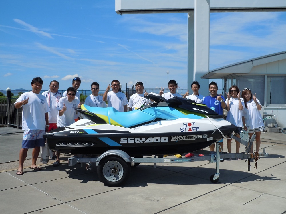 H・S　MARINE　CLUBの皆さま、納艇おめでとうございます。