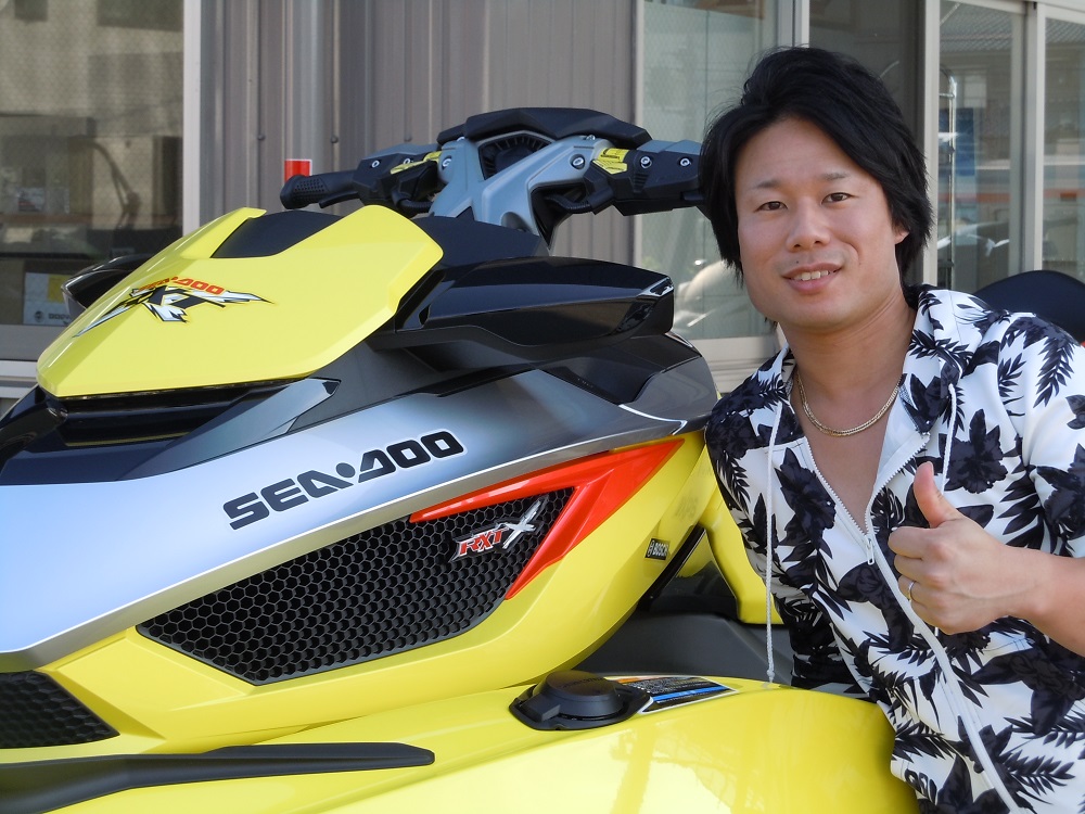 岐阜県の井戸坂様、シードゥRXT-X-as260RS納艇です。