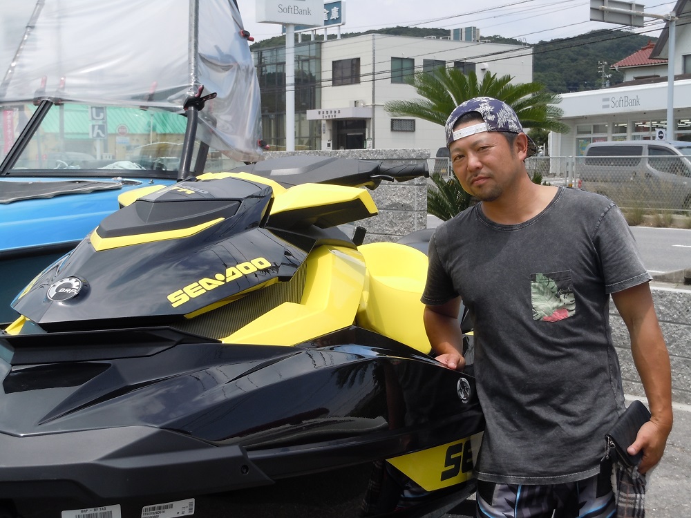 2艇目はシードゥGTR215、鈴木様の納艇です。