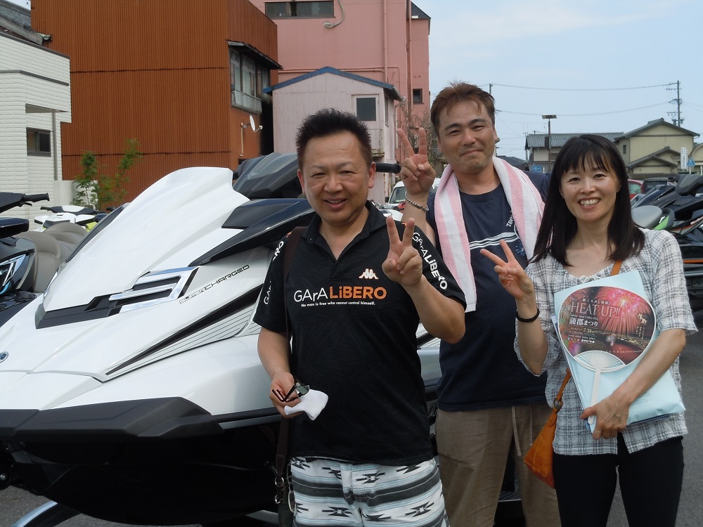 ヤマハFXクルーザーSVHOの納艇は富士市の皆さま