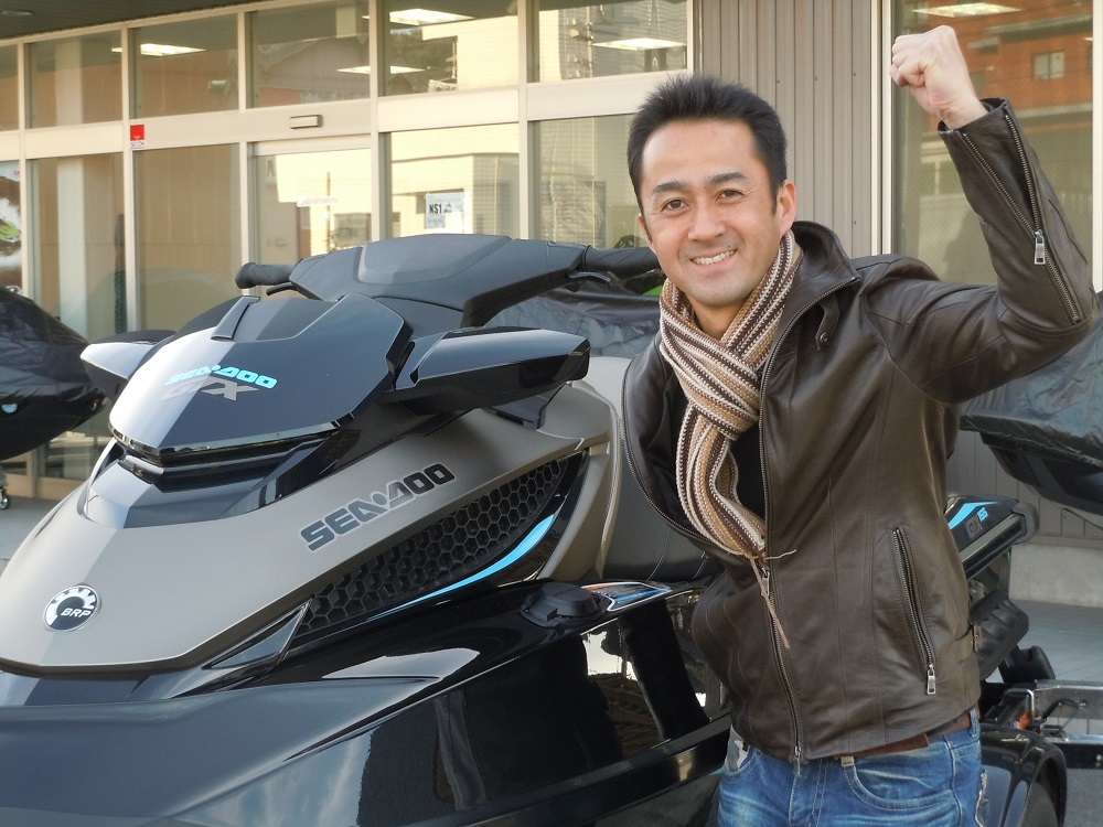 春まで我慢、シードゥGTX155の納艇です。