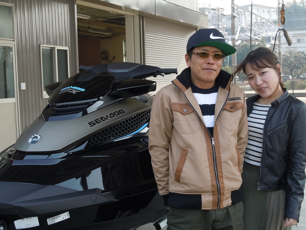 シードゥGTX155納艇、豊田市の近藤様
