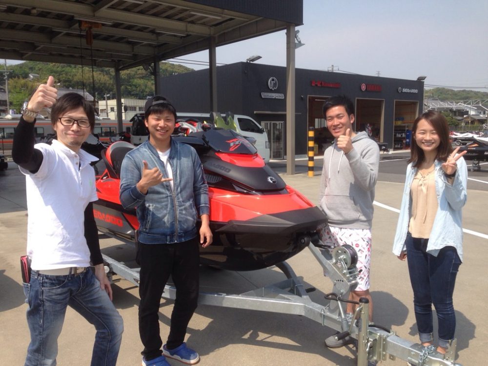 やっぱりハイパワー！RXT-X　300RS納艇です！