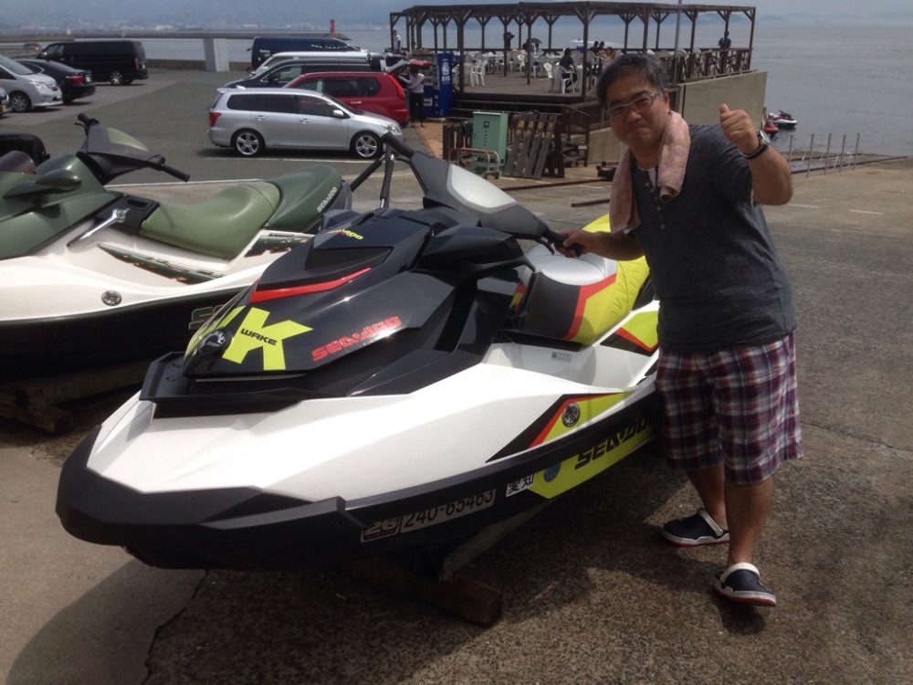 装備がいっぱい！SEA-DOO　WKAE　155納艇です！