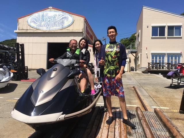 最高の天気になりました！VX-Cruiser　納艇です！