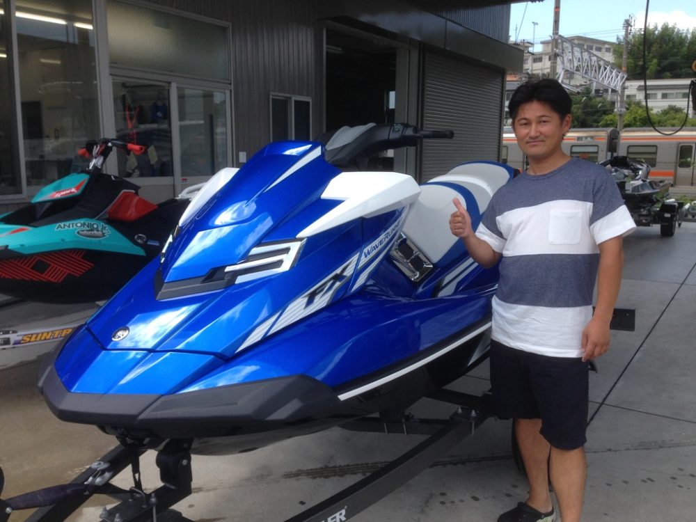 ブルーのカラーリングが決めてでした！YAMAHA　FX-SVHO納艇です!