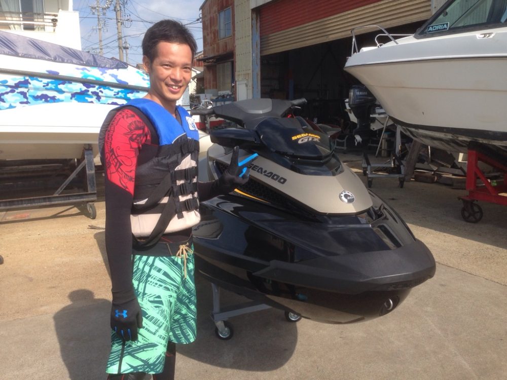 シートが柔らか~い！SEA-DOO　GTX　155納艇です！