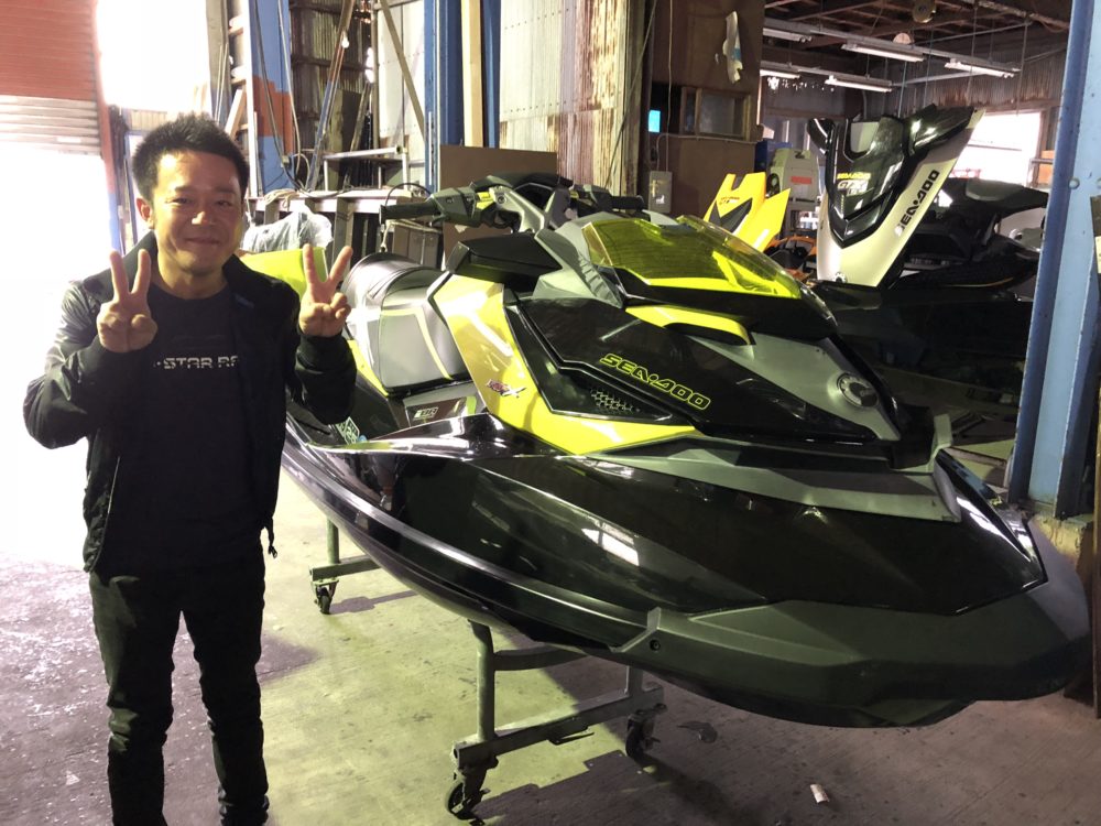 乗るのが楽しみ！SEA-DOO　RXP-X260RS納艇です！