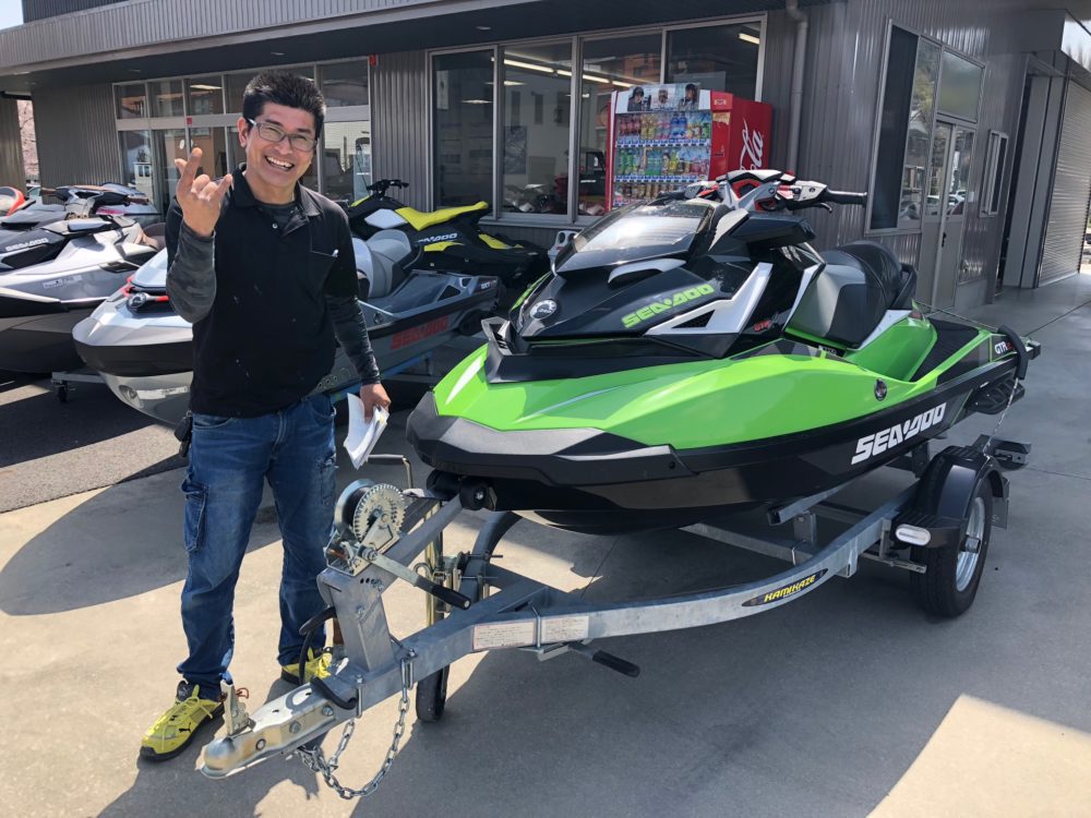 決めてました！SEA-DOO　GTR230X納艇です！