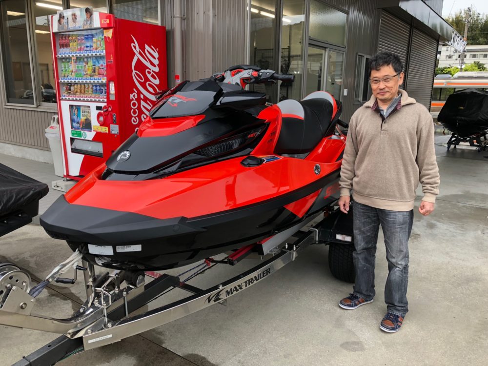 これでSEA-DOOは5艇目！RXT-X300RS納艇です！