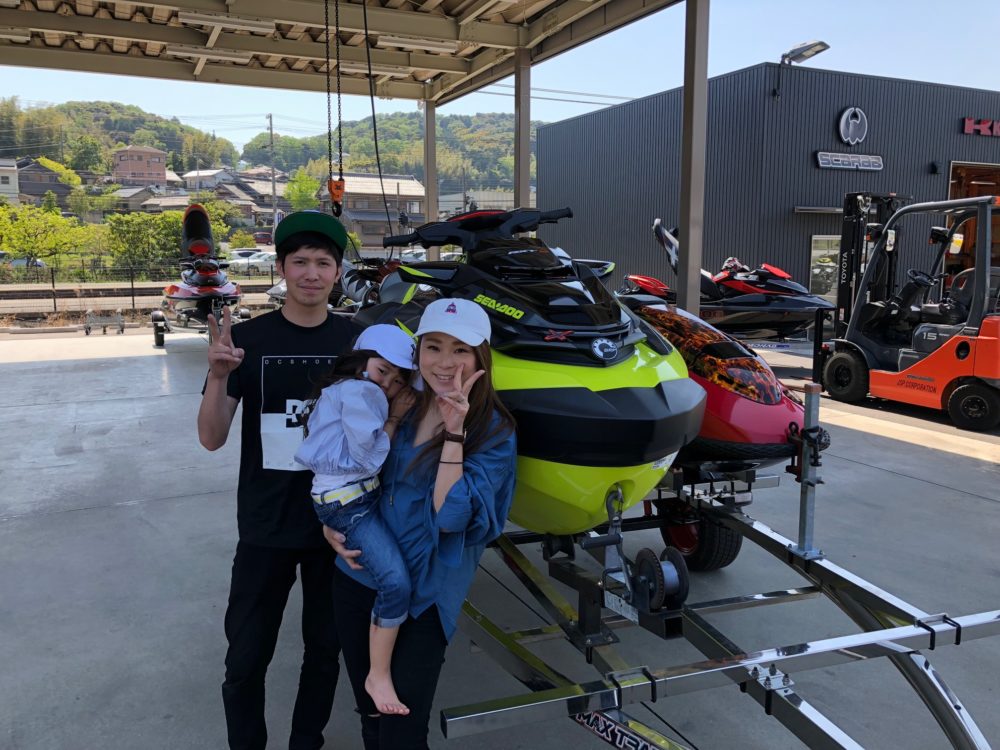 やっぱりNewモデル！SEA-DOO　RXT-X300RS納艇です！