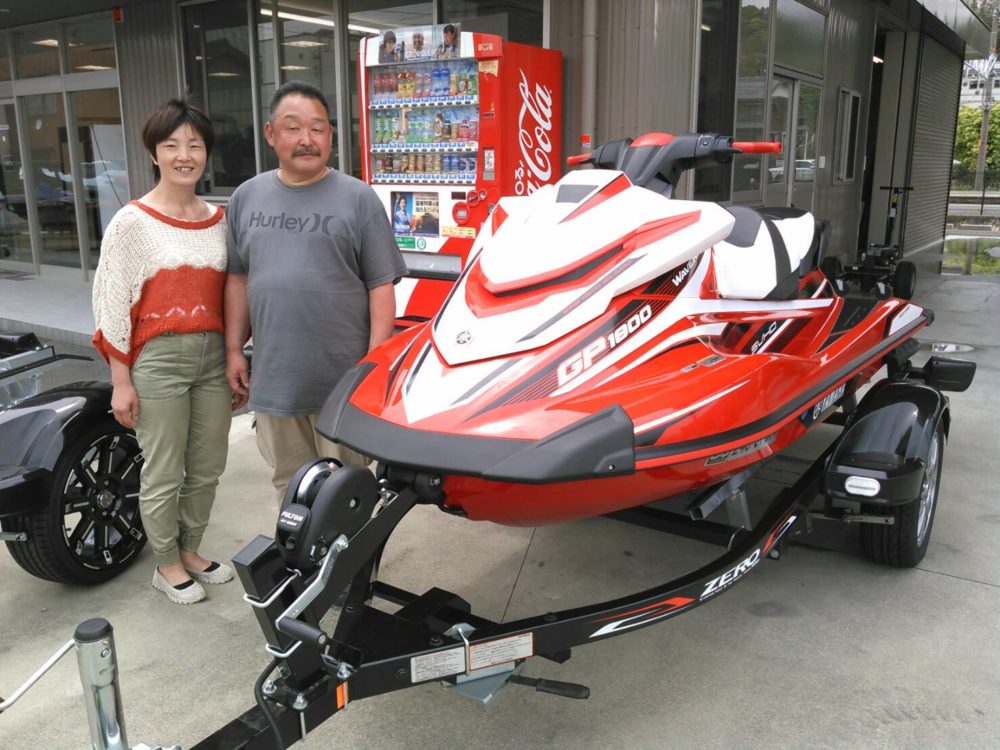 走りが楽しみ～！YAMAHA　GP1800納艇です！