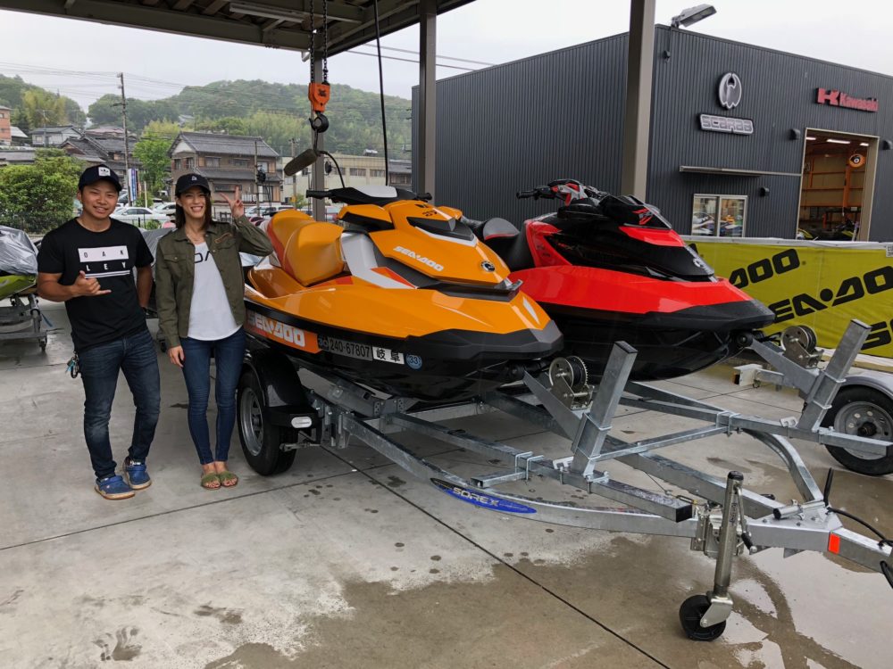 決め手はカラーリング♪SEA-DOO　GTI-SE155納艇です！