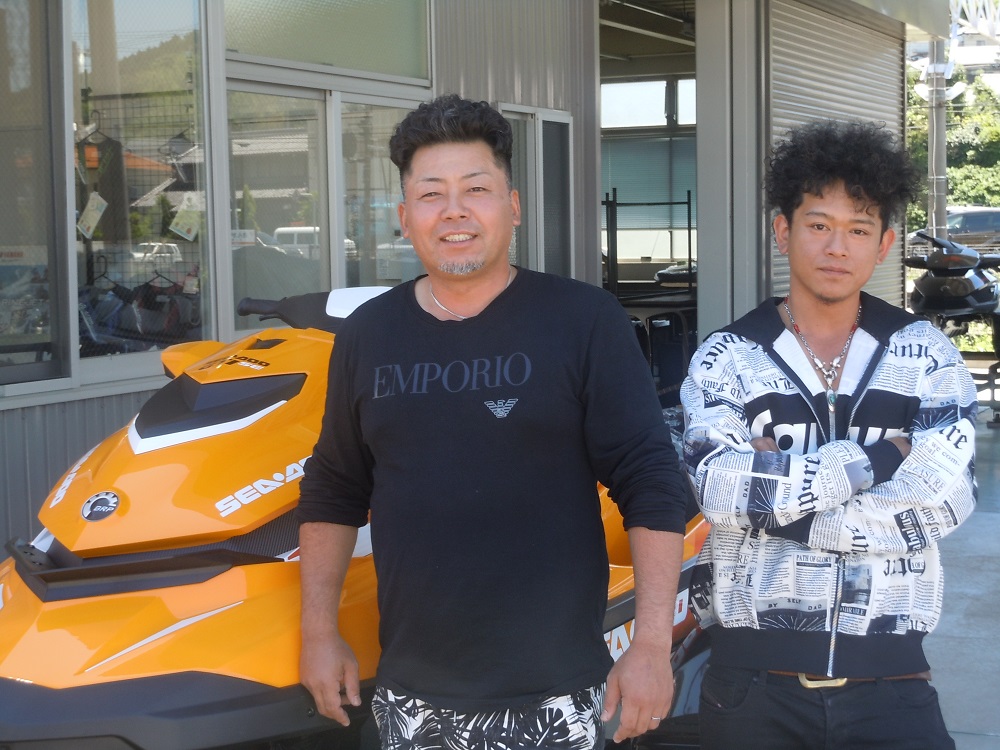免許より先にジェットご購入　GTISE155納艇です。