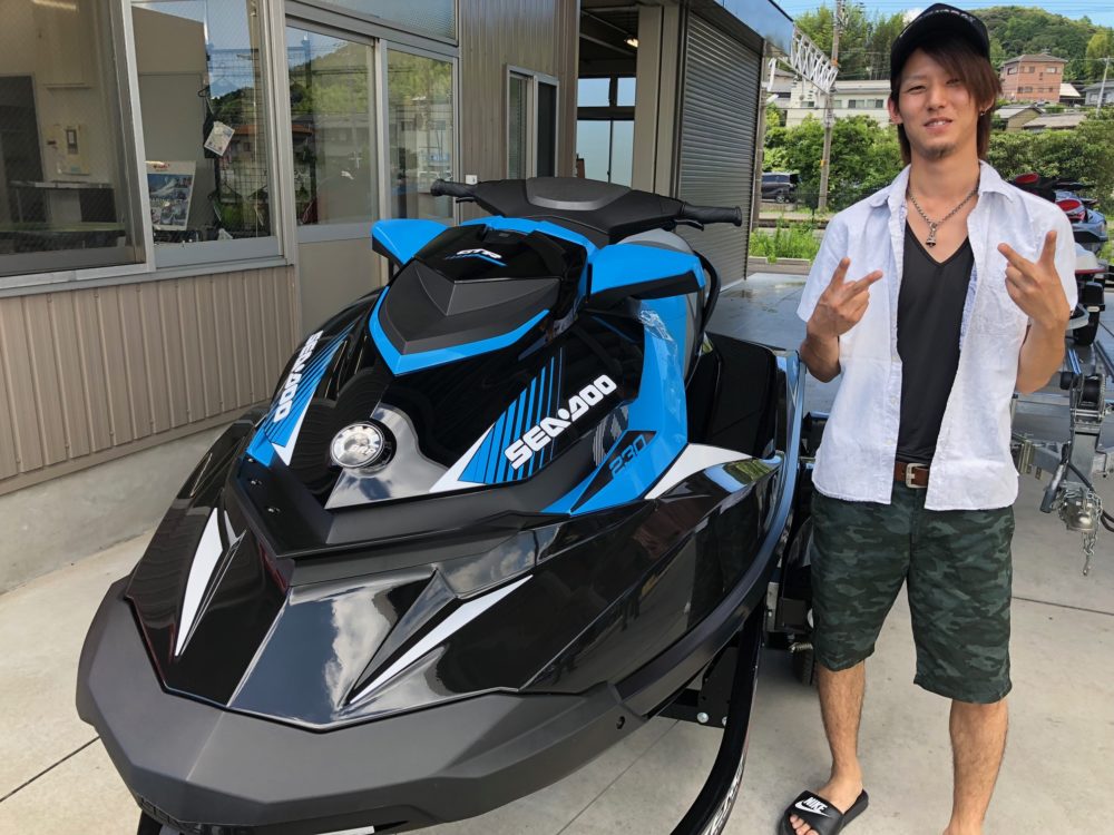 ブルーが好き！SEA-DOO　GTR230納艇です！