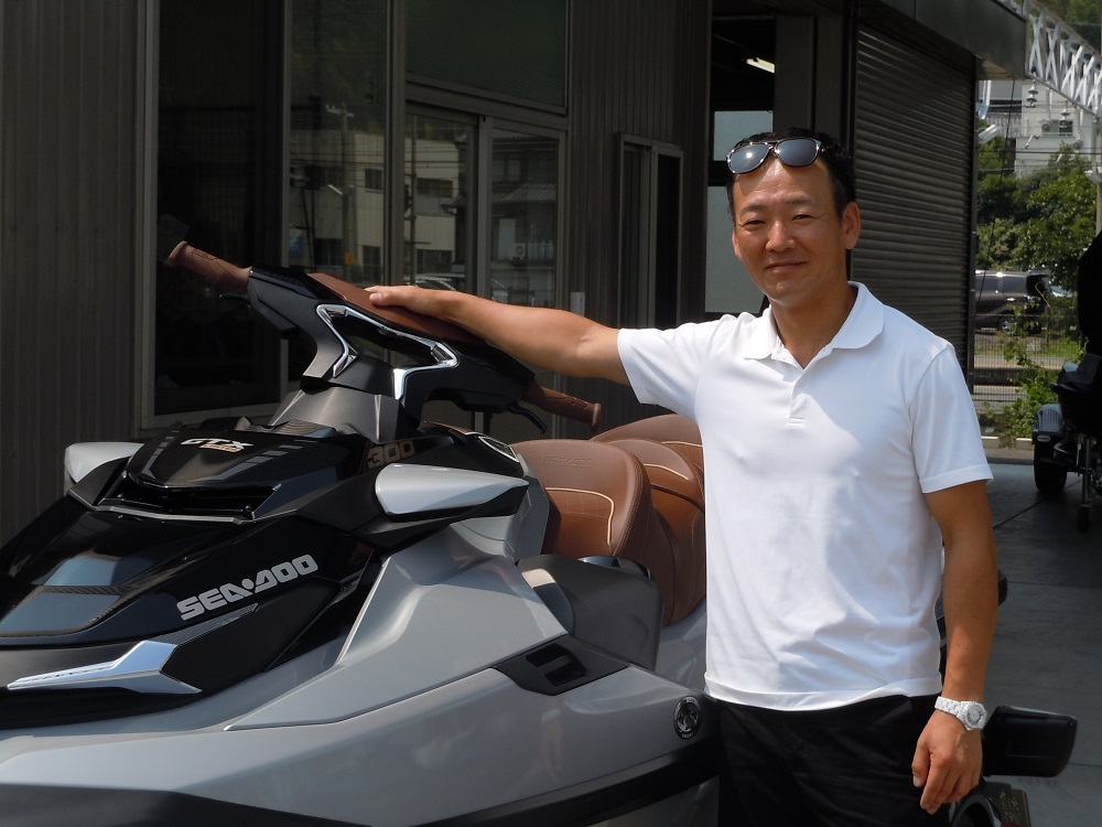 シードゥー最上級GTXリミテッド300の納艇です(^O^)