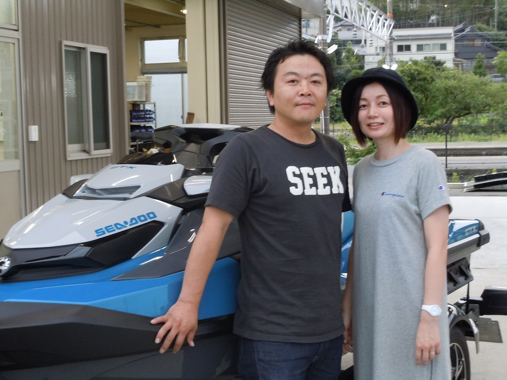 奥様が『えっ、買うの？』　GTX155の納艇です。