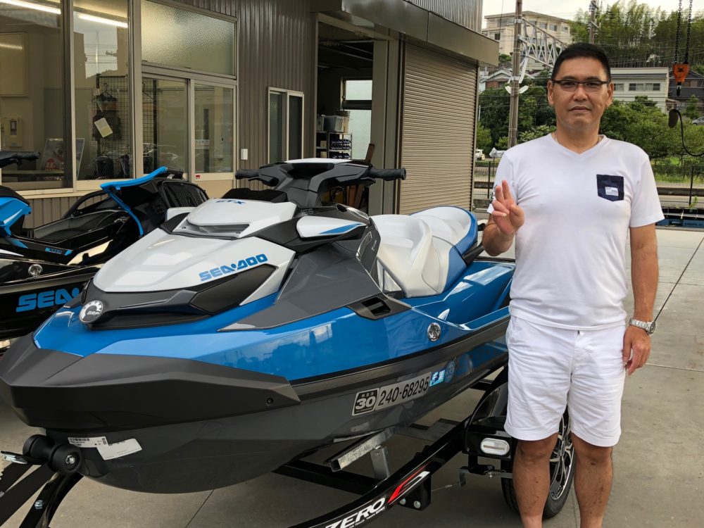 ゆったりとジェットを楽しむぞ~！GTX155納艇です！