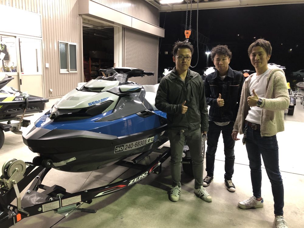 SEA-DOO仲間が出来ました♪GTX155納艇です！