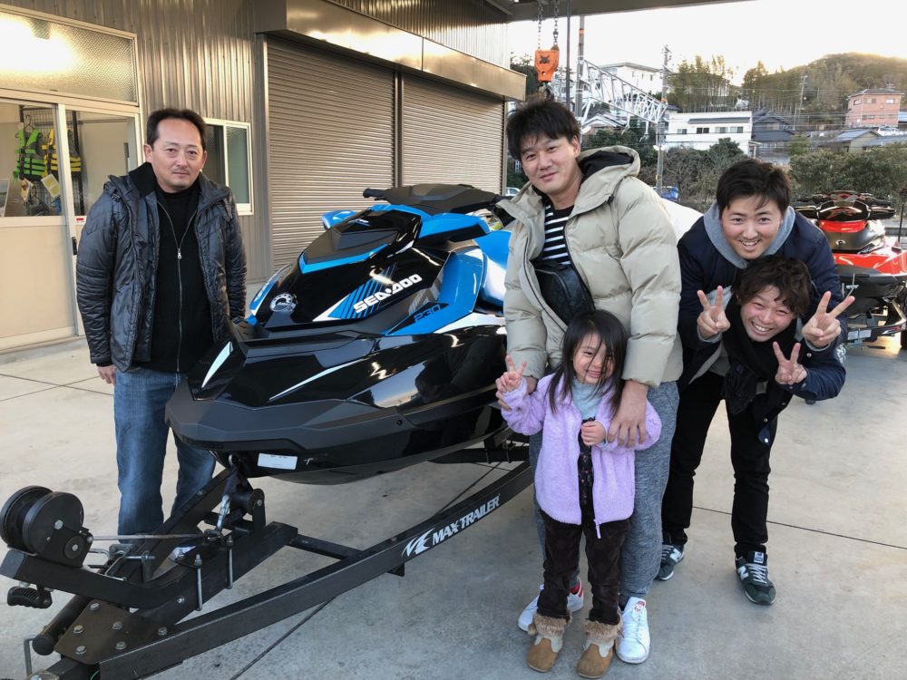 パワーを求めて！SEA-DOO　GTR230納艇です！