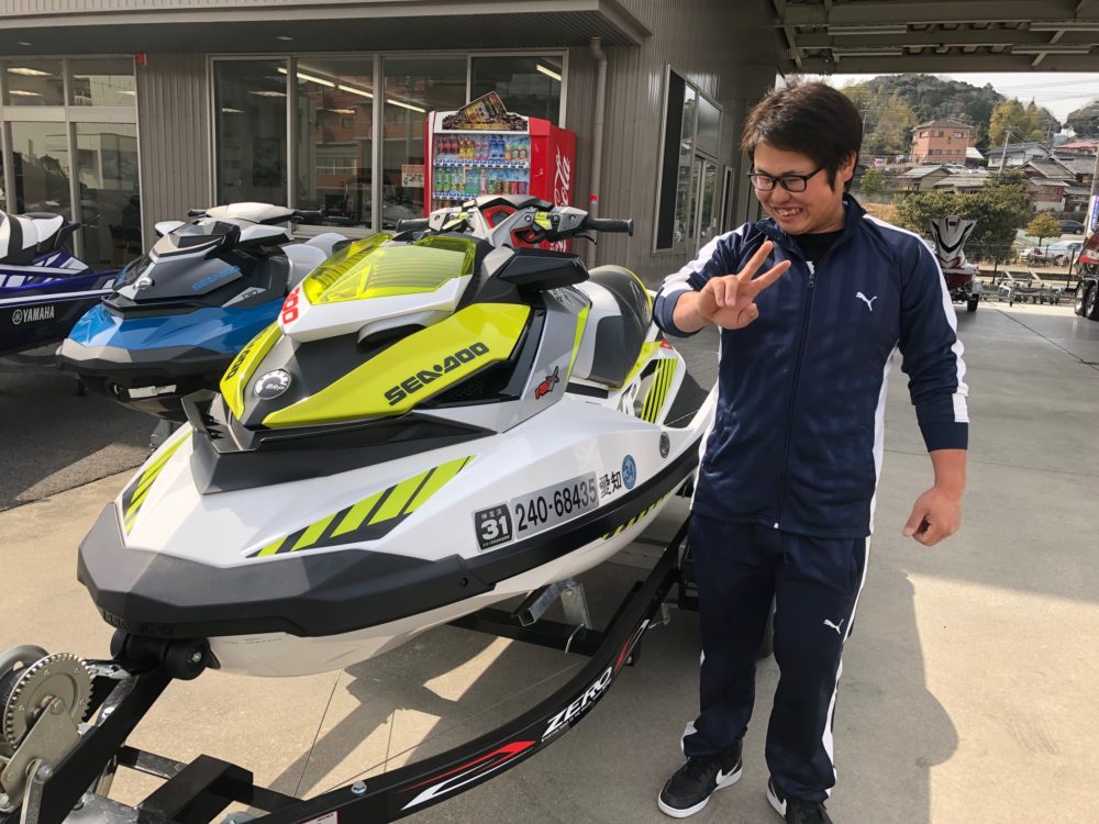 免許取得と同時で購入！RXP-X300RS納艇です！