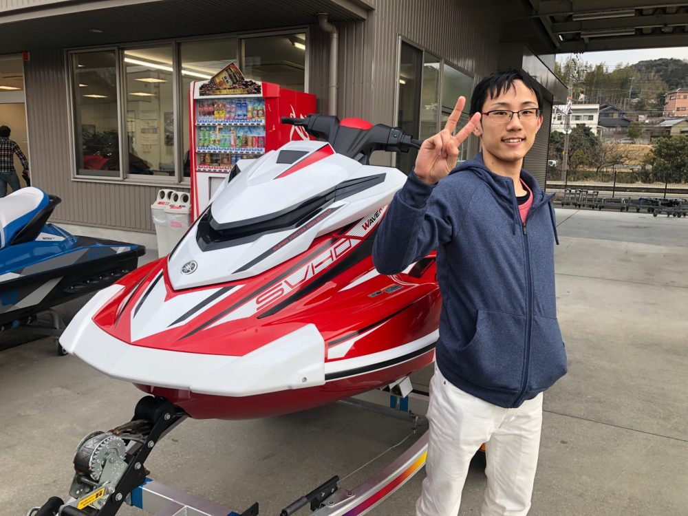 ヤマハ艇狙ってました！GP1800納艇です！