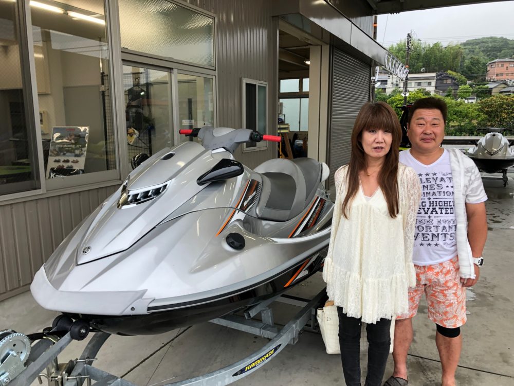 即決でした！YAMAHA　VXR納艇です！