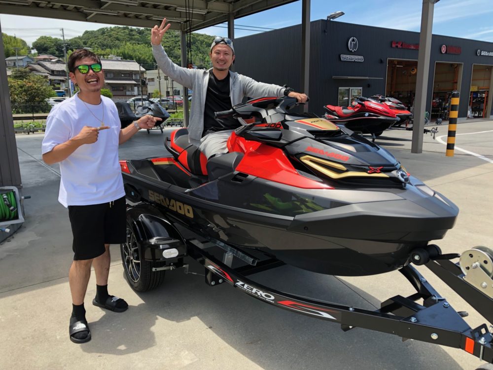 乗るのが楽しみ～！RXT-X300RS納艇です！