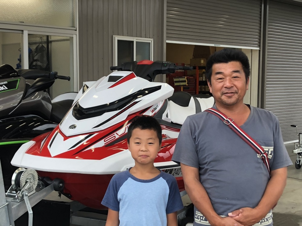 今回のご購入で3艇目、ヤマハGP1800の納艇です(^o^)／