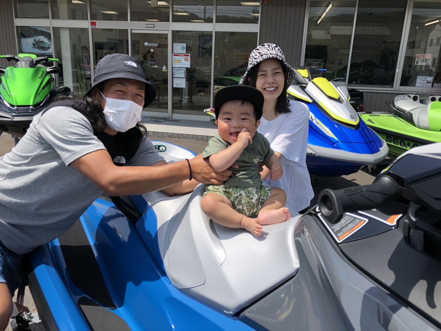 笑顔がまぶしい！GTX170納艇です！