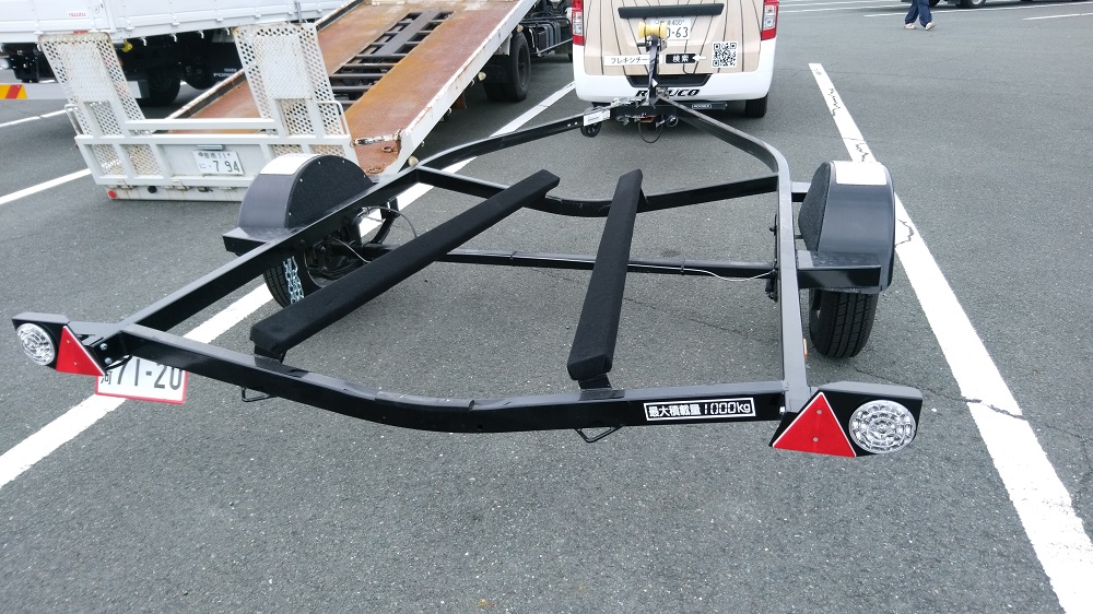 無事予備検査取得　スカラブボートトレーラー