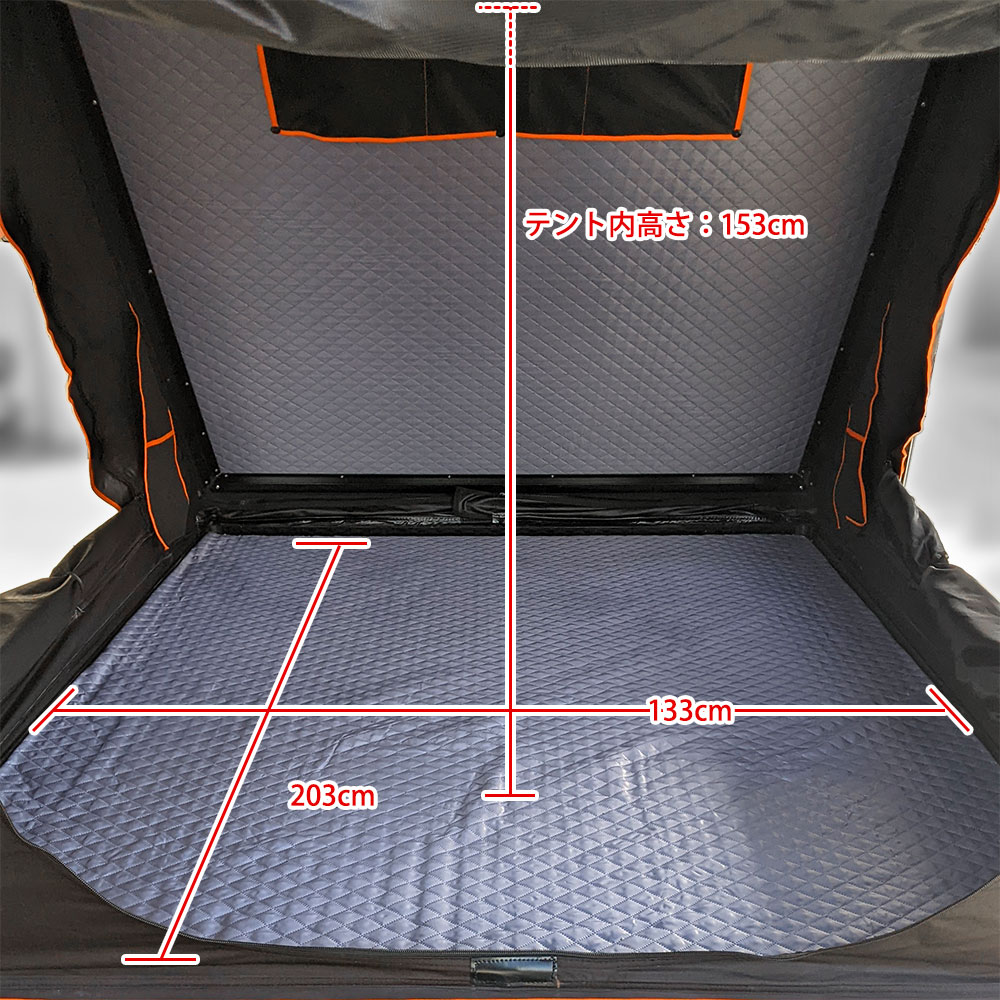 HANT ルーフテント リヤオープン型 2-3人用 10