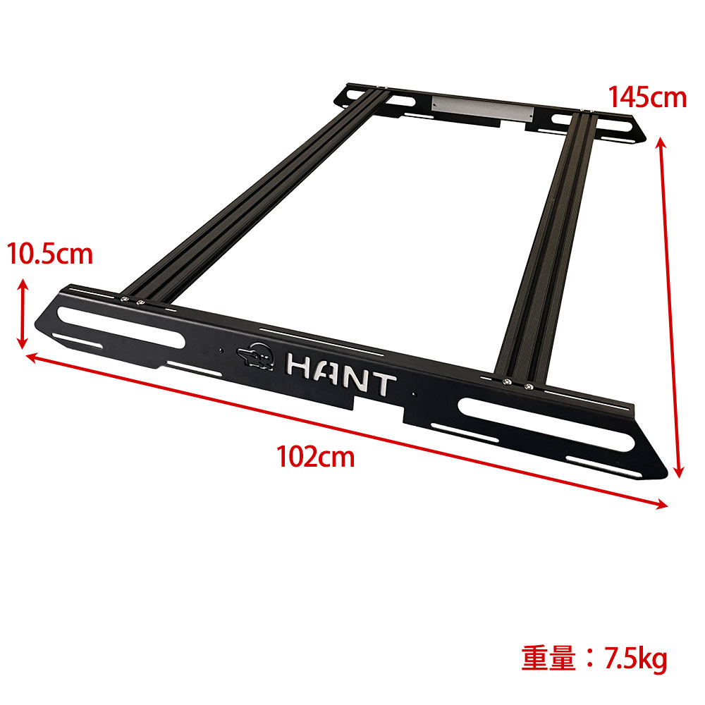 HANT ルーフラック　ルーフテントリヤオープン&BLACK EDITION ver.1専用 03