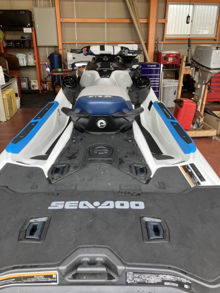 ちぢんでしまったデッキマット